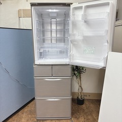 I581 🌈 ジモティー限定価格！ どっちもドア！ SHARP 冷蔵庫 (412L) プラズマクラスター搭載！ ⭐ 動作確認済 ⭐ クリーニング済の画像