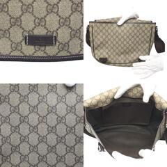 グッチ 201732  ショルダーバッグ ブラウン  GUCCI GGスプリーム GGプラスの画像