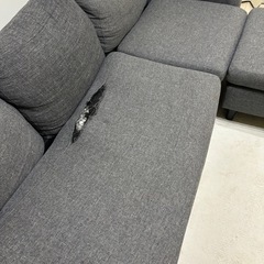 L字ソファ（オットマン付き）の画像