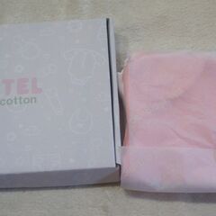 ☆pastel organic 半袖ロンパース ピンク＆白 80cm◆プレゼントにも最適の画像