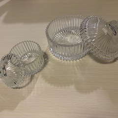 ガラスキャニスター　セットの画像