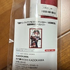 宝鐘マリン ファンブック＆コミックアンソロジー ♯お宝海賊日誌 同梱特典 B2タペストリーの画像