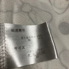 【数回使用美品】ディズニー柄ミニーマウス パーカーポケット付 胸囲79〜87cm 婦人服 レディース ティーンズの画像