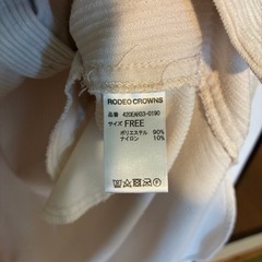 ロデオクラウンズ　RODEO CROWNS コーデュロイシャツワンピースの画像