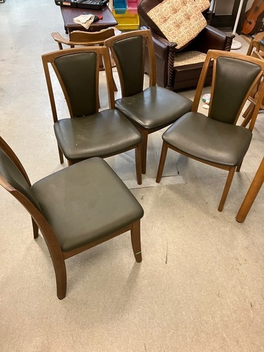 新品 5点ダイニングテーブルセット 椅子/テーブル ダークブラウン450-220 K2512-150 ダイニングテーブルセット ダークブラウン 椅子4脚付き