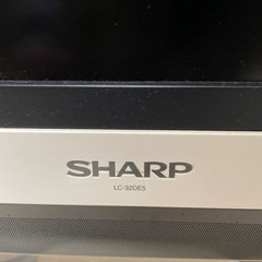 SHARP液晶テレビ32型　LC-32DE5の画像
