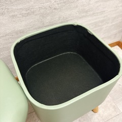 スツール チェアー 収納式　蓋　フタ　椅子　おしゃれ　かわいい　片付け　コンパクト　省スペースの画像