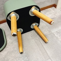 スツール チェアー 収納式　蓋　フタ　椅子　おしゃれ　かわいい　片付け　コンパクト　省スペースの画像