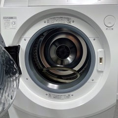 配送、設置込み シャープ ドラム式洗濯機 ES-H10B-WL 10kg 2018年製の画像