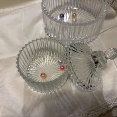 ガラスキャニスター　セットの画像