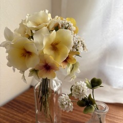 布で作る花　布花アートフラワー教室　の画像