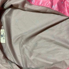 【数回のみ使用美品】撥水加工ジャンパーウインドブレーカー裏地メッシュポケット付き160cm胸囲76〜84cmティーンズ レディース 婦人服の画像