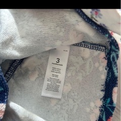 Carter's フード付き花柄トレーナー 3ヶ月の画像