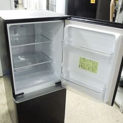 シャープ 2ドア冷蔵庫 137L 2020年製 SJ-GD14F-B ブラック 100Lクラス つけかえどっちもドア プラズマクラスター搭載 ☆ 札幌市 北区 屯田 の画像