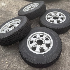 スタッドレスホイール付　195/80R15　2021年製　【手渡しのみ】の画像