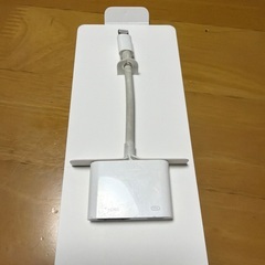 純正】Lightning - HDMI Digital AVアダプタ 【アップル製品専用】 MW2P3AM/Aの画像