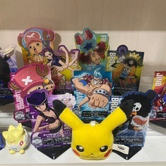 ワンピースアクリルスタンド、ポケモンセットの画像