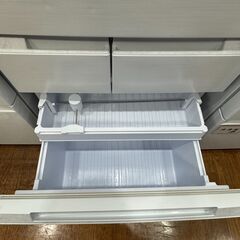 【トレファク上板橋】SHARP(シャープ)　6ドア冷蔵庫(フレンチドア）SJ-MF43M-W 2024年製の画像