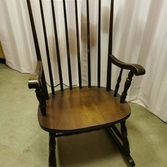 ロッキングチェア木製の画像