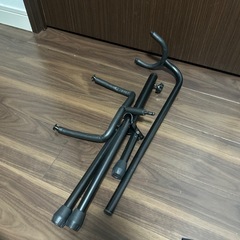 折りたたみ式ギタースタンド ブラックの画像