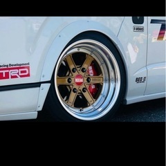 ハイエースホイールバリ溝
タイヤ付の画像