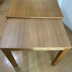 辻製作所　ダイニングテーブル　伸縮式テーブルの画像