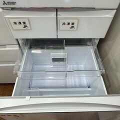 MITSUBISHI(三菱)　MR-MB45HL-W 5ドア冷蔵庫　2022年製の画像