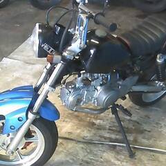 HONDA モンキー 青/黒 格安提供車 半額配送キャンペーン クランキング確認 期間限定 現状渡し諸経費￥0- 横浜 P-Yardの画像