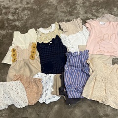 女の子ベビー夏服まとめ売りの画像