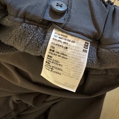 UNIQLO kids ストレッチウォームイージージョガーパンツ　150の画像