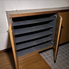 玄関　備えつけ　下駄箱　取れるようなら　12/21までの画像