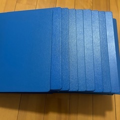 キングジム製　パイプファイルA4タテ　8㎝　10冊まとめ買い
の画像