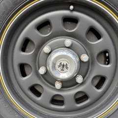 200系ハイエース/バン用スタッドレスタイヤ/ホイール付き 4本セットの画像