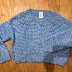 シャギーニット、スカートセットの画像