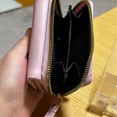 【新品未使用】ピンク ハート  3つ折り  財布の画像