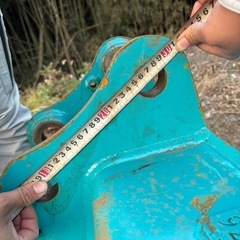 クボタ　ユンボ　平バケットの画像