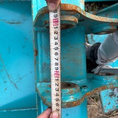 クボタ　ユンボ　平バケットの画像