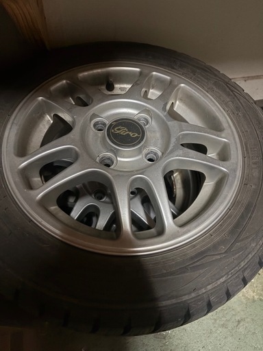 綺麗！ スタッドレス 155/65 R 13 インチ アルミ ホイール A-TECH ブリヂストン ブリザック 13 × 4.5 J 