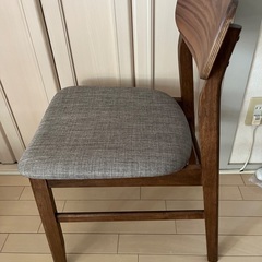 ニトリ　ダイニングチェア(フィルンOC MBR/GY)の画像