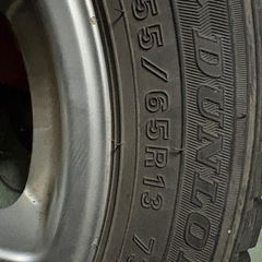 綺麗！ スタッドレス 155/65 R 13 インチ アルミ ホイール A-TECH ブリヂストン ブリザック 13 × 4.5 J ET 43 軽 エブリィ タント アルトの画像