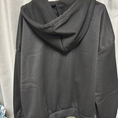 黒　ジップパーカー　XLの画像