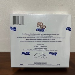 2024 Topps 50/50 大谷翔平 10パック入りボックス 新品未開封の画像