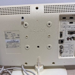 SHARP 19型液晶テレビの画像