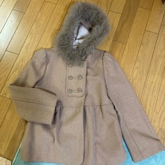 MINIMUMMINIMUM ハーフコート　ファー取り外し可　クリーニング済みの画像