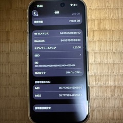 iPhone17ホワイト256GBSIMフリー残債なし
の画像