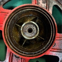 ヤマハ　YSR50/80 純正リアホイール　スプロケ付きの画像