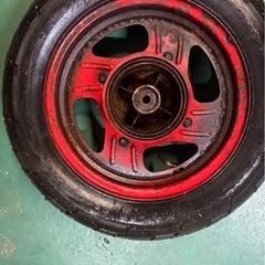 ヤマハ　YSR50/80 純正リアホイール　スプロケ付きの画像