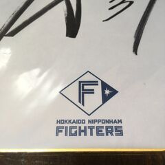 北海道　日本ハムファイターズ　柴田獅子　直筆　サイン　色紙　インテリア 【h251210008】の画像