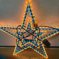 イルミネーションライト　星型の画像