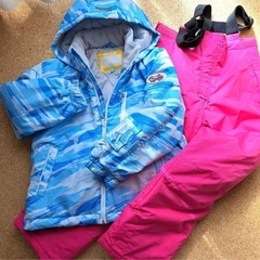 140 スキーウエア CCL TEAM 超美品 早い者勝ち カロライン ピンクの画像